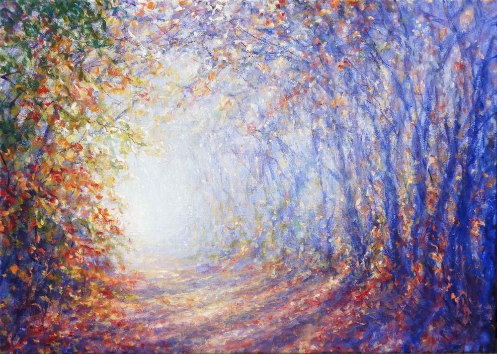 Mariusz Kaldowski - 'Forest Path' - Framed Original Art