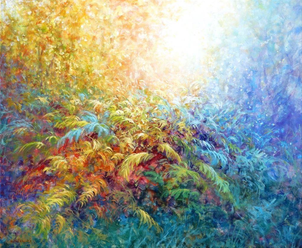 Mariusz Kaldowski - 'Forest Carpet' - Framed Original Art