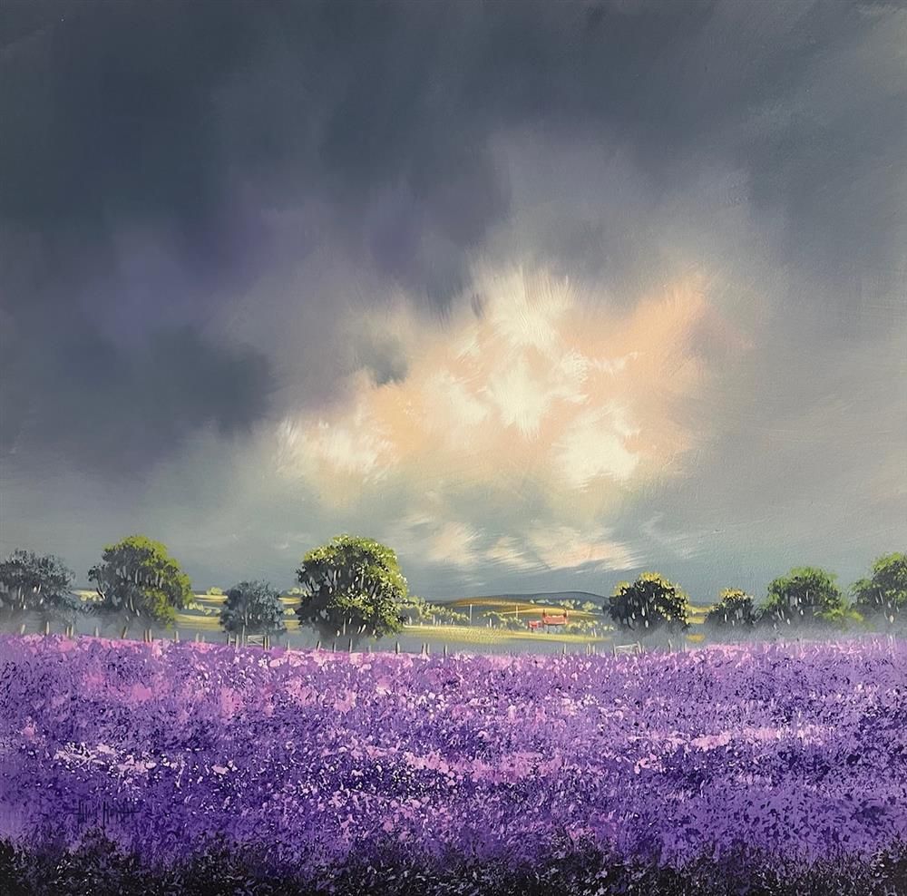 Allan Morgan- 'Lavender Hope'  - Framed Original Art