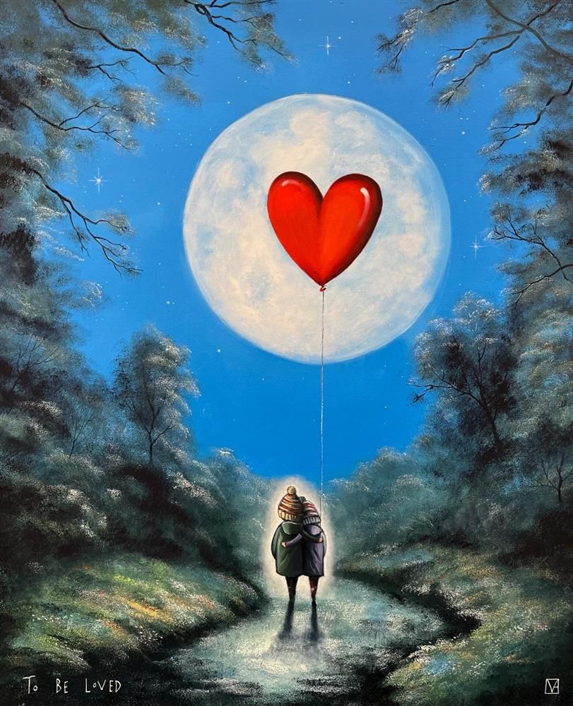 Michael Abrams - 'To Be Loved' - Framed Original Art