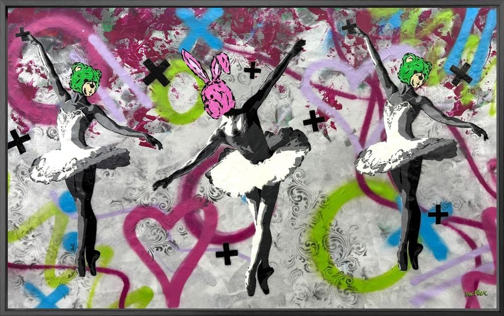 Hue Folk - 'Corps De Ballet I1' - Framed Original Art