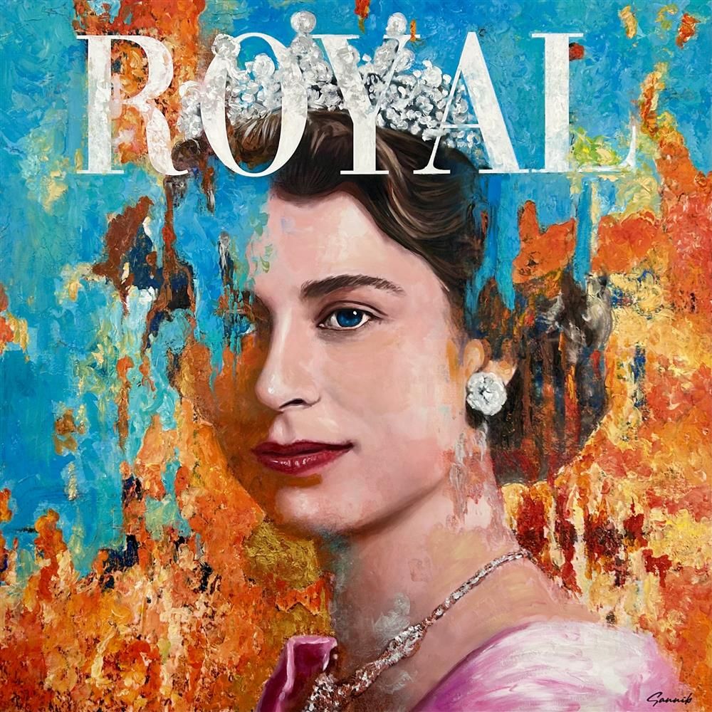 Sannib - 'Her Majesty' - Framed Original Art