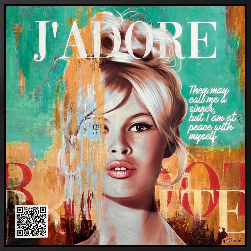 Sannib - 'J'Adore' - Framed Original Art