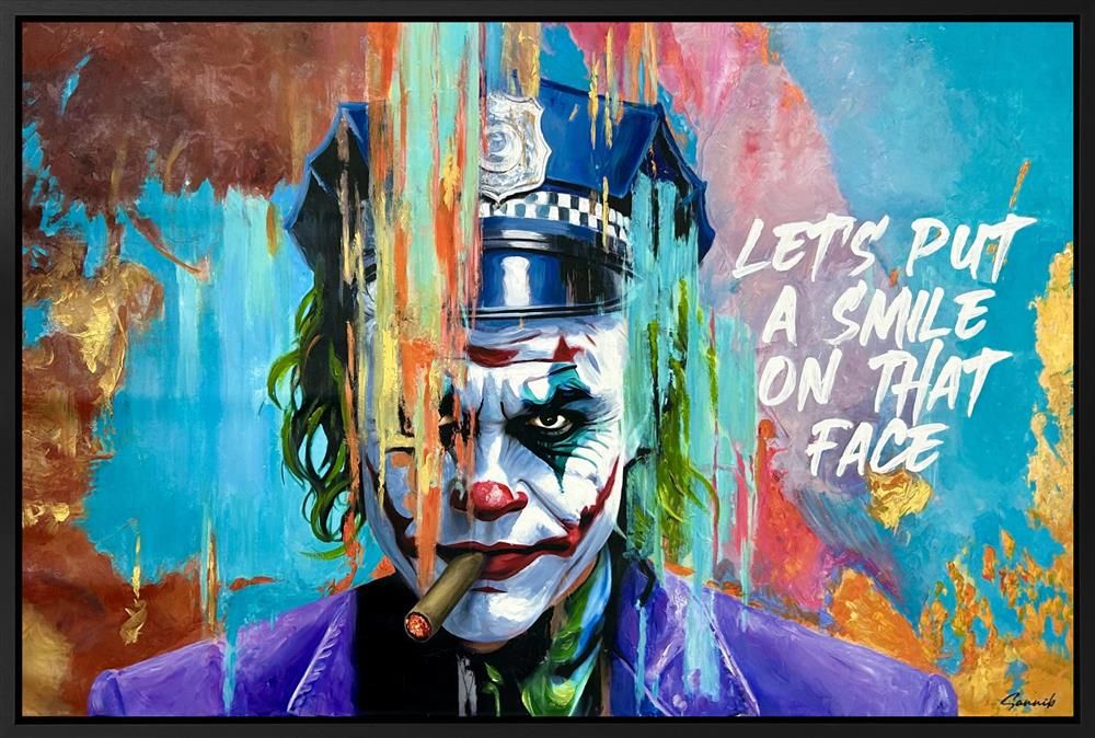 Sannib - 'Put A Smile On That Face' - Framed Original Art