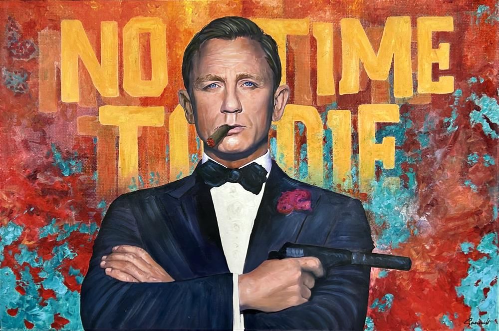 Sannib - 'No Time To Die' - Framed Original Art