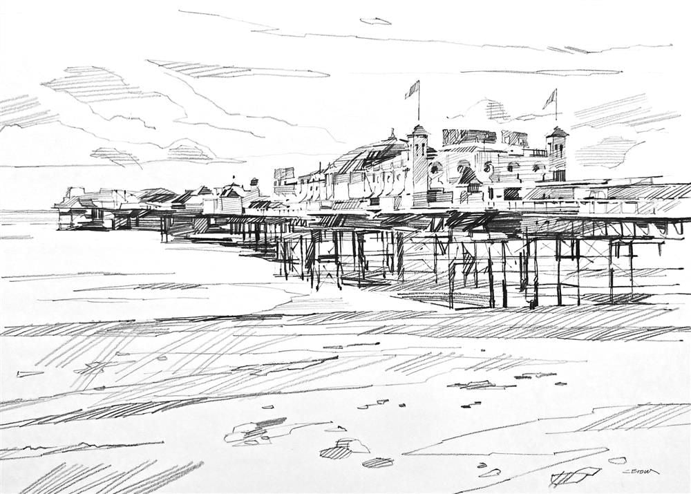 Colin Brown - 'Brighton Pier - Study' - Framed Original Art