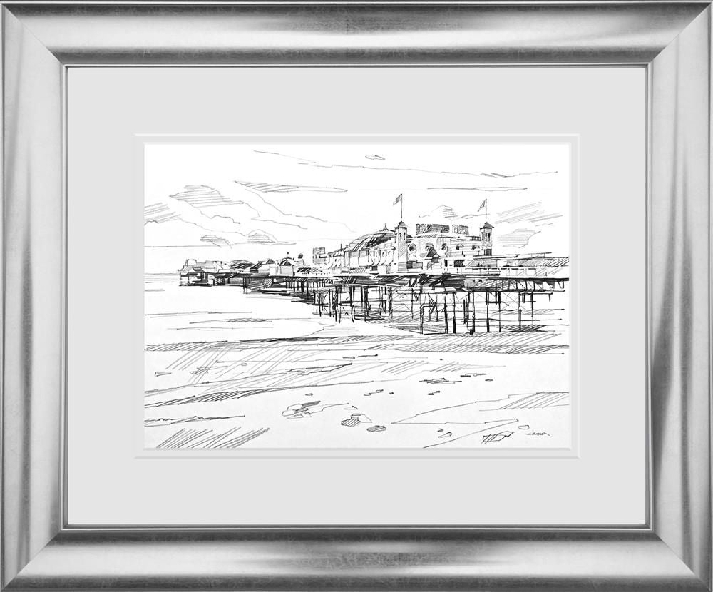 Colin Brown - 'Brighton Pier - Study' - Framed Original Art