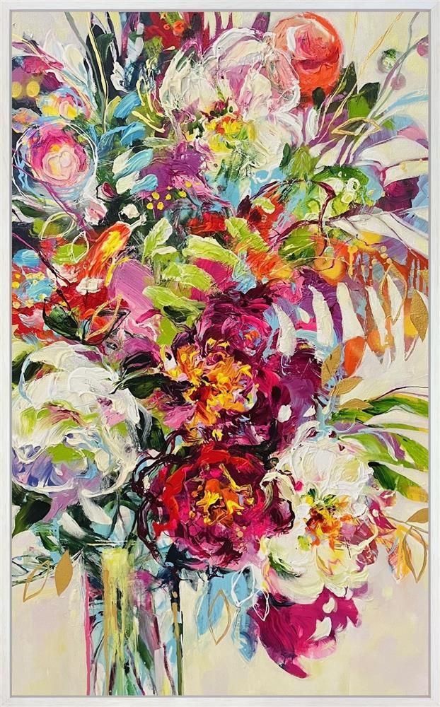 Anna Cher - 'Love Last's Forever' - Framed Original Artwork