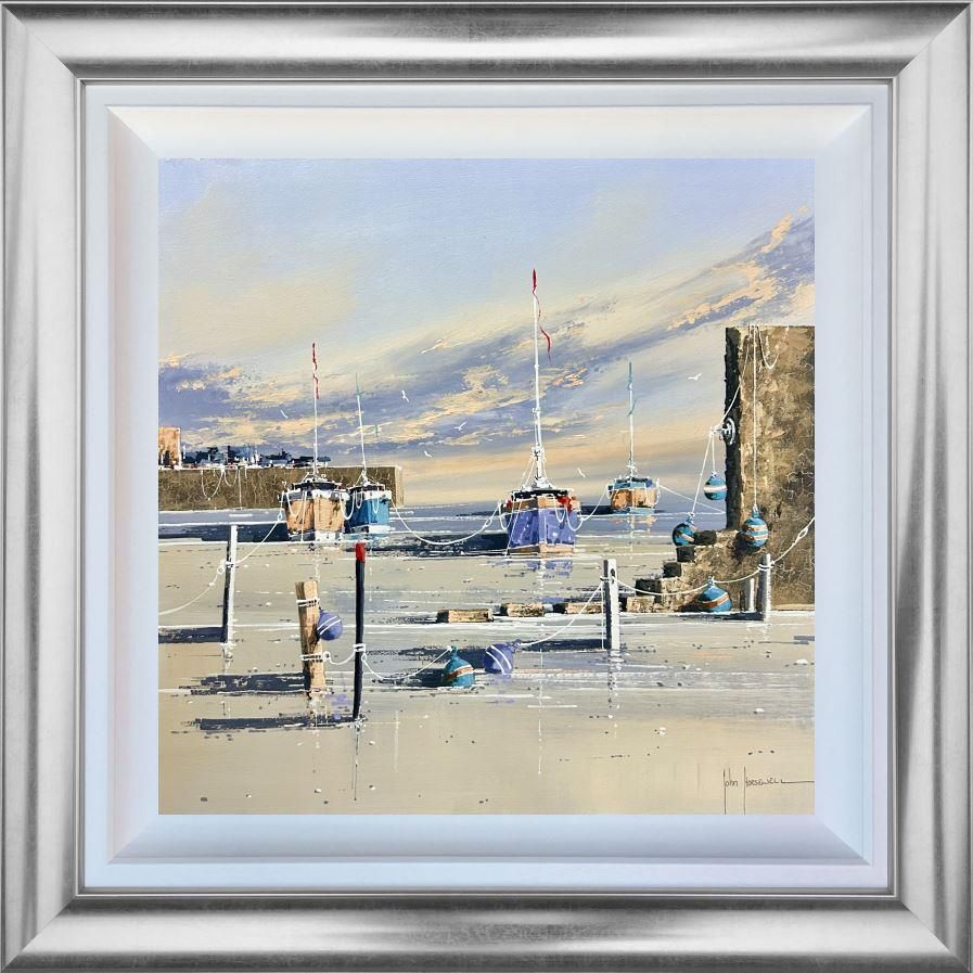 John Horsewell - 'Harbour Hues' - Framed Original Artwork