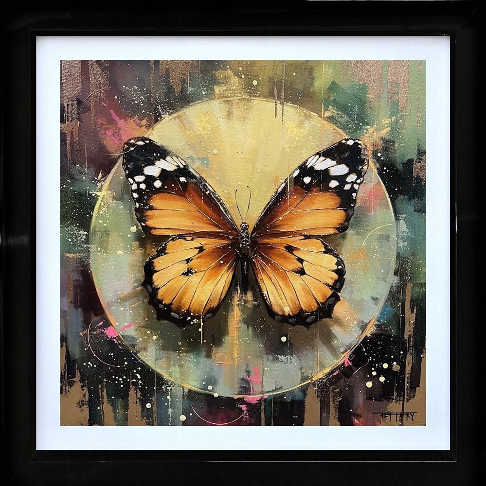 Ben Jeffery - 'Reborn - Amber and Emerald' - Framed Original Art