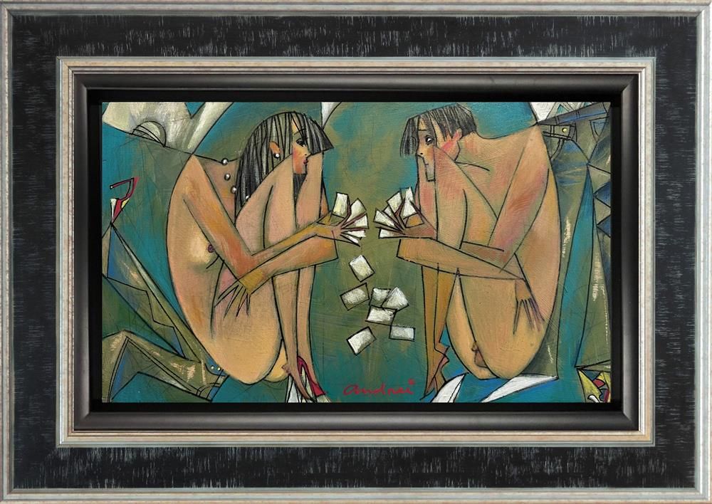 Andrei Protsouk - 'Lucky Hand' - Framed Original Art