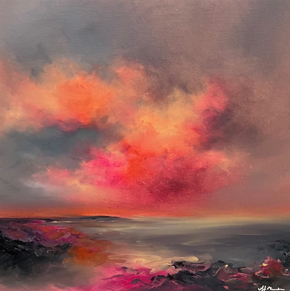 Alison Johnson - 'Ethereal Tides' - Framed Original Artwork