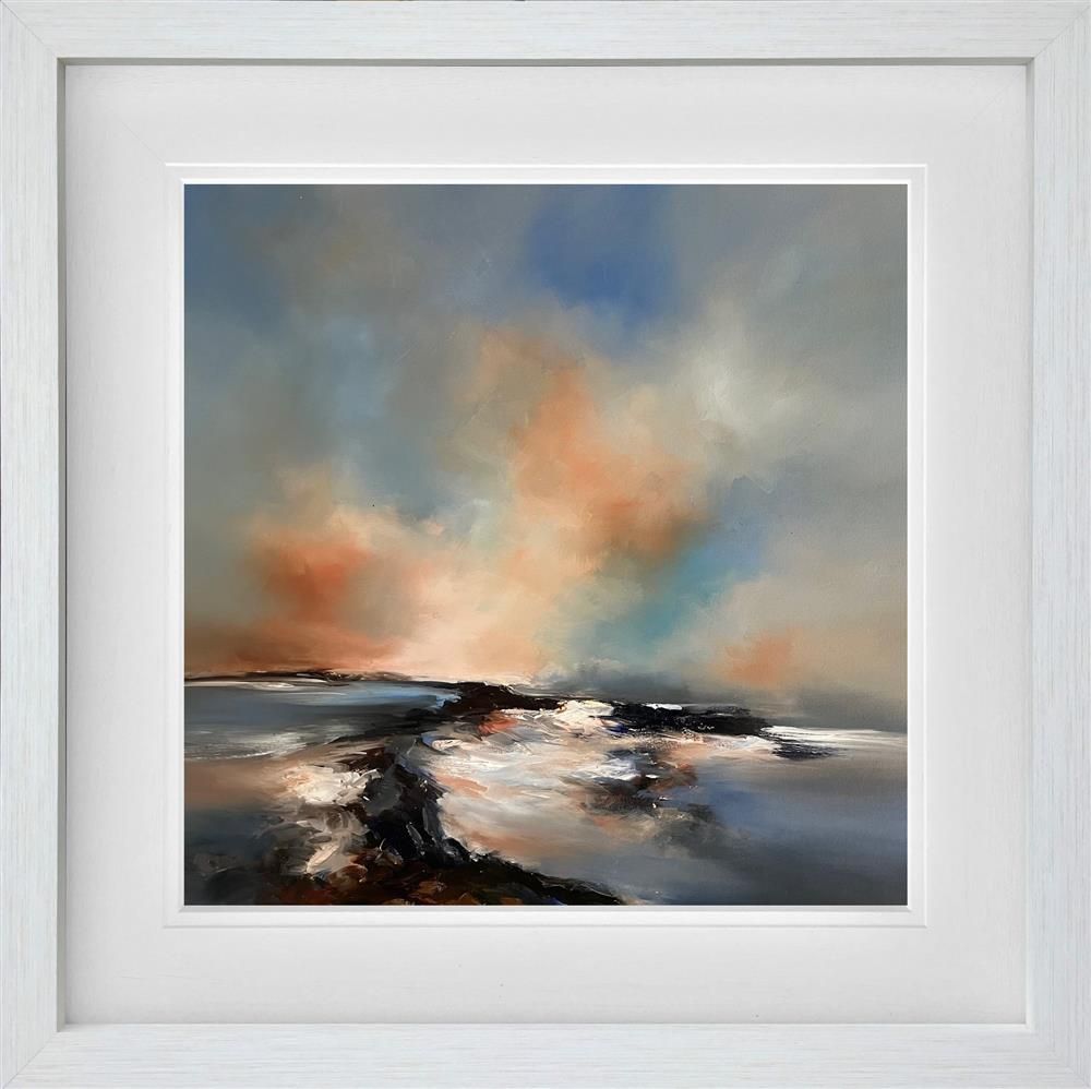 Alison Johnson - 'Whispering Waves' - Framed Original Artwork