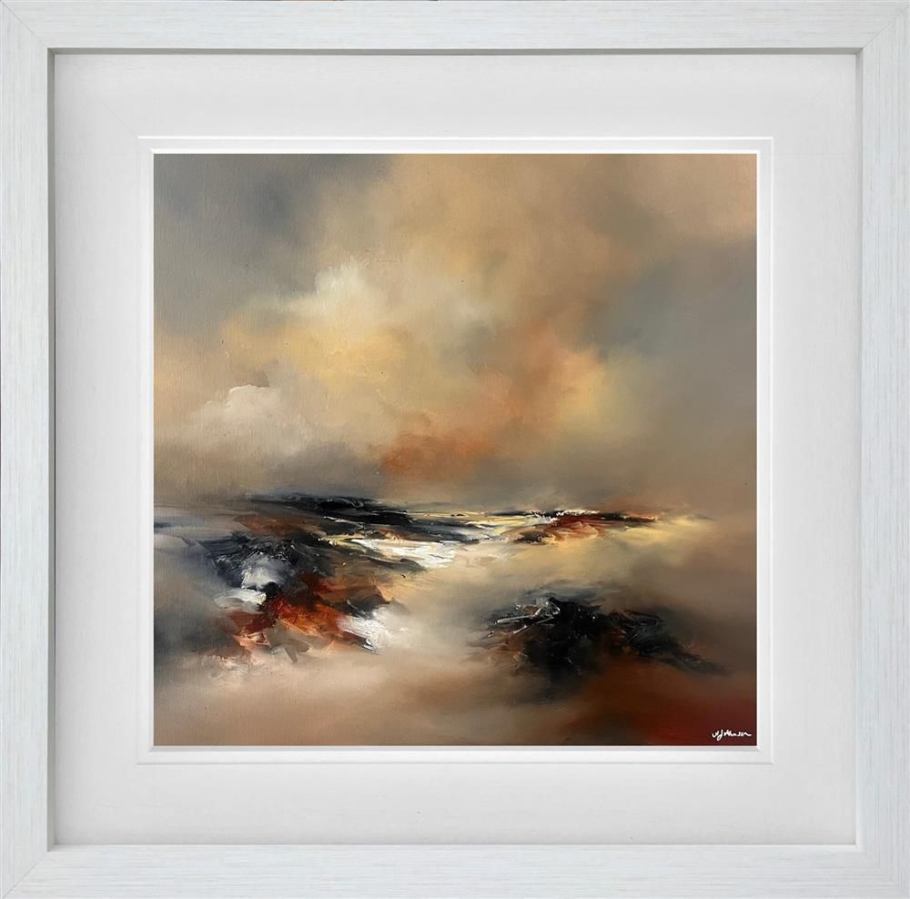 Alison Johnson - 'Seabound Solace' - Framed Original Artwork