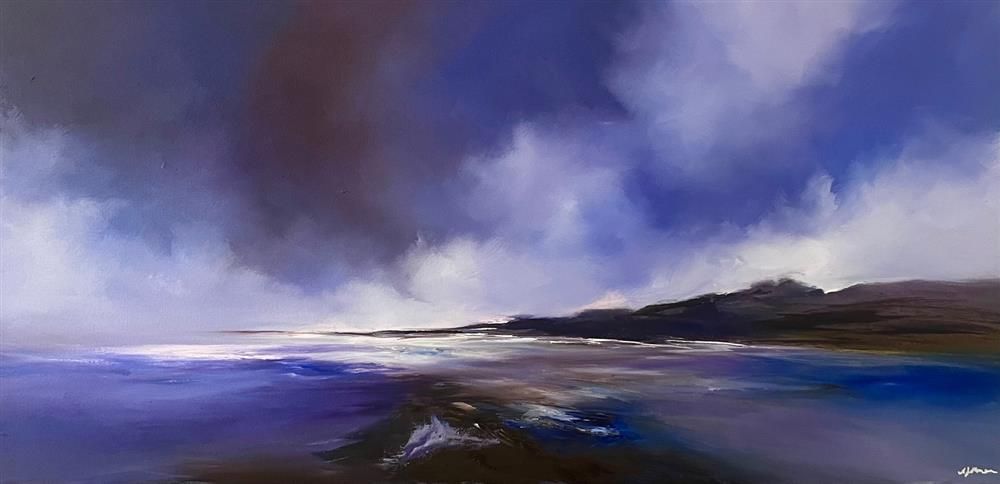 Alison Johnson - 'Ocean Aura' - Framed Original Artwork