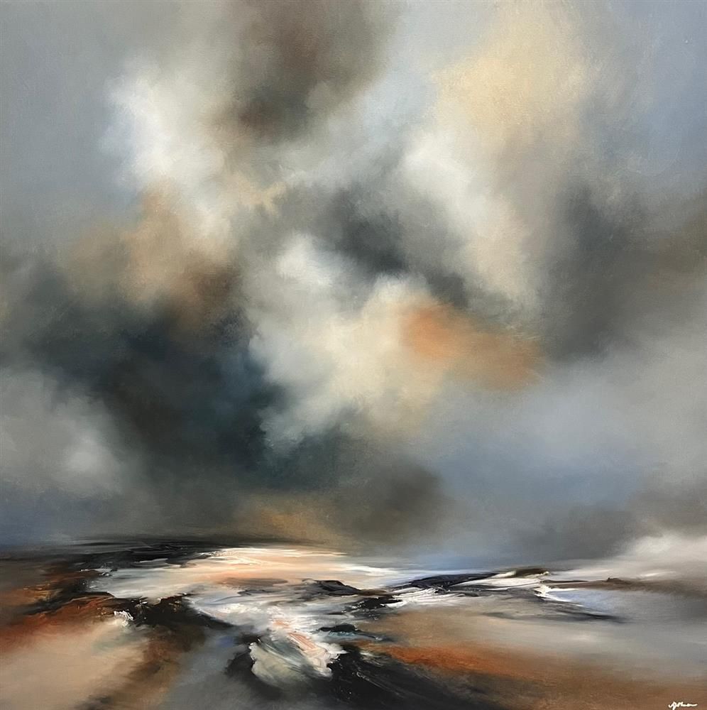 Alison Johnson - 'Rustic Oasis' - Framed Original Artwork