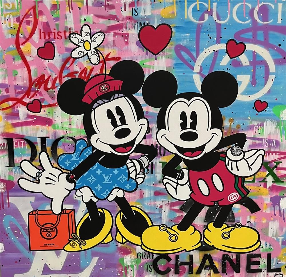 Emily Crook - 'Love Is In The Air' - Framed Original Art