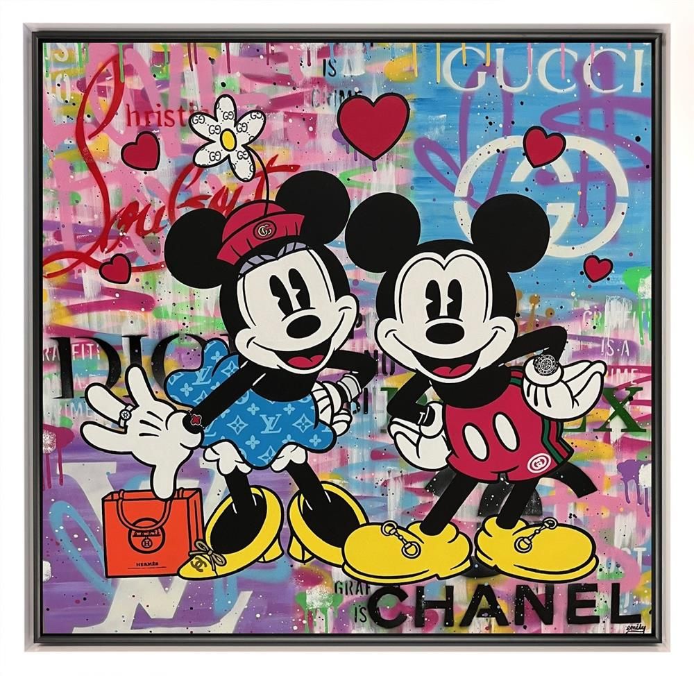 Emily Crook - 'Love Is In The Air' - Framed Original Art