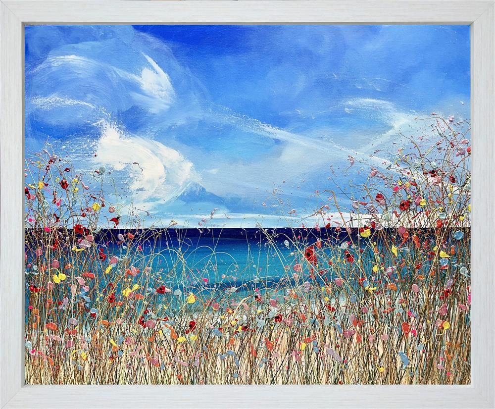 Lisa Pang - 'Watching The Ocean' - Framed Original Artwork