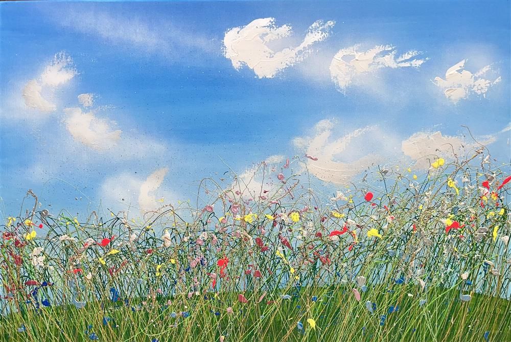 Lisa Pang - 'Our Hill In June' - Framed Original Artwork