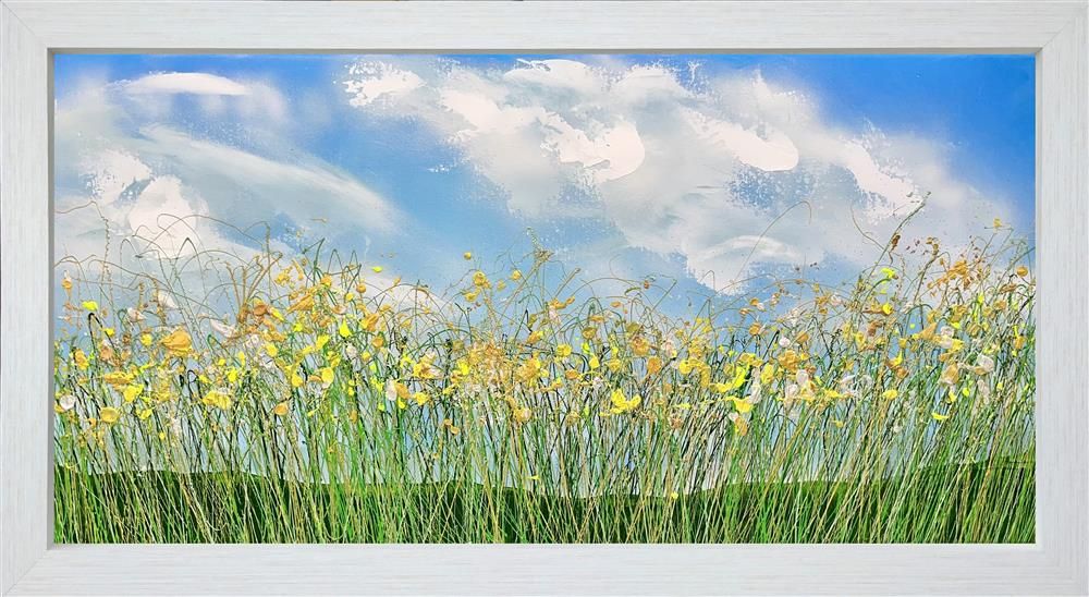 Lisa Pang - 'Yellow Fields' - Framed Original Artwork