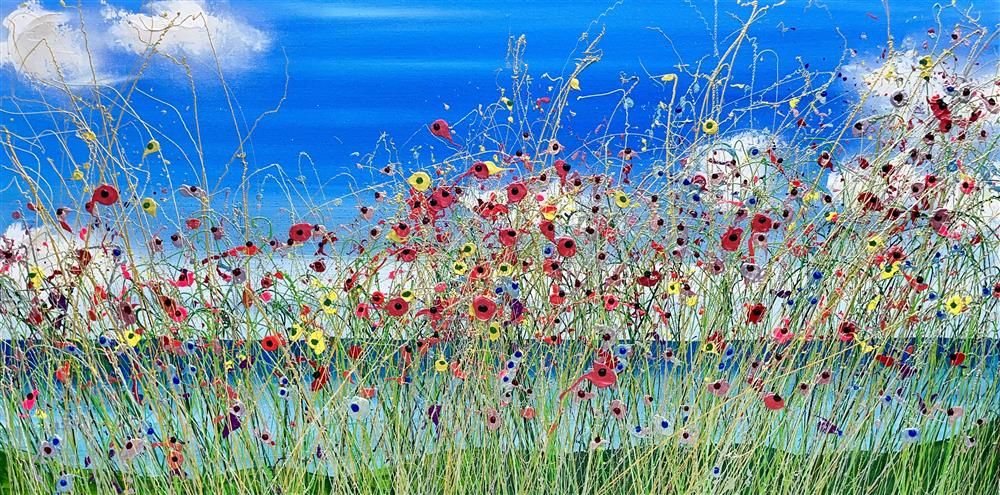 Lisa Pang - 'June By The Sea' - Framed Original Artwork