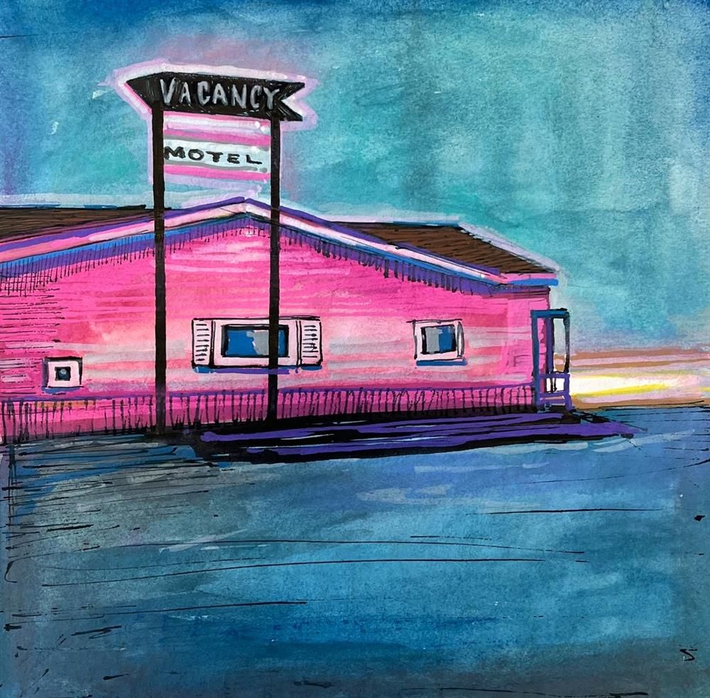 Joss Clapson - 'Sunset Boulevard Study III' - Framed Original Art