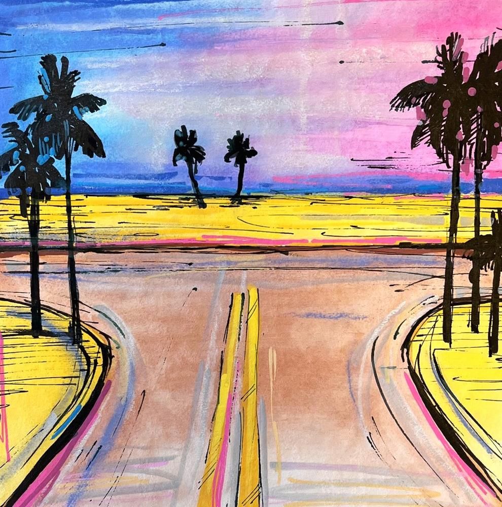 Joss Clapson - 'Sunset Boulevard Study IX' - Framed Original Art