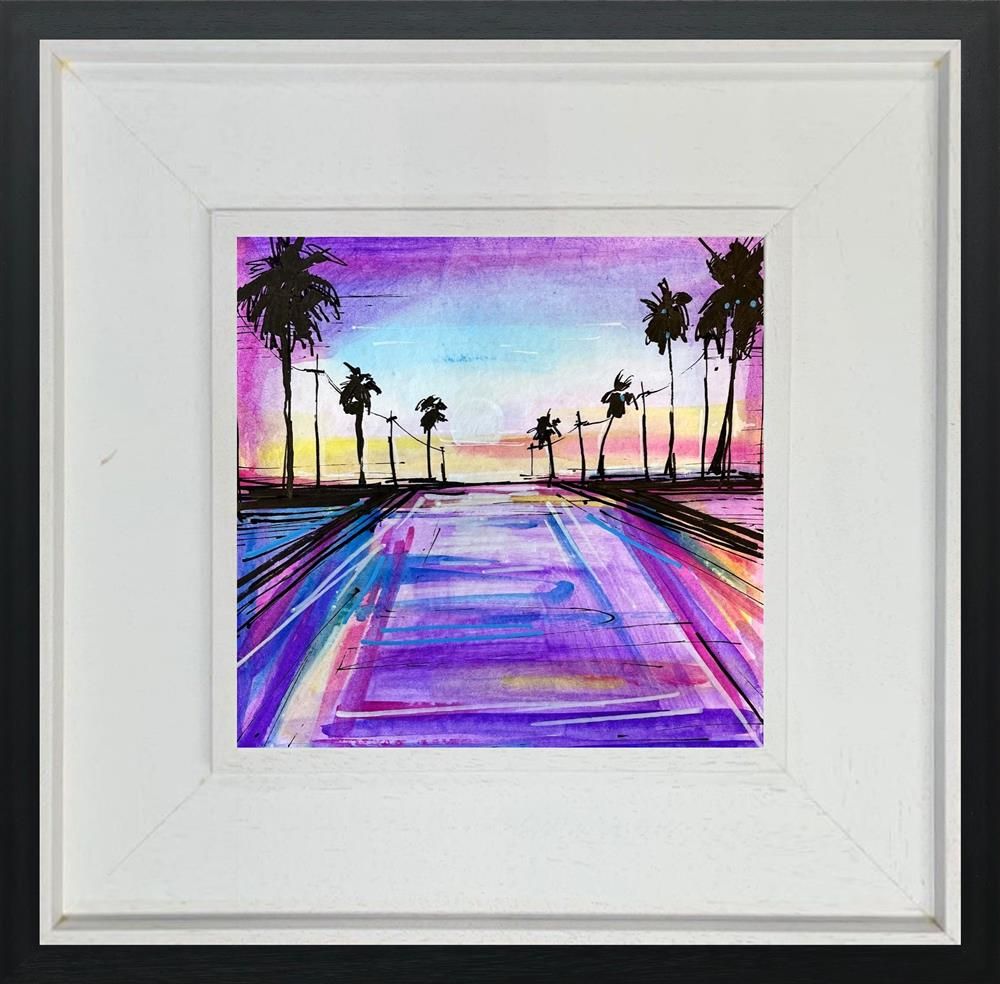 Joss Clapson - 'Sunset Boulevard Study X' - Framed Original Art