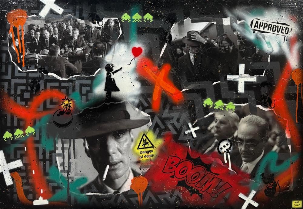 Hue Folk - 'The Mind Of Oppenheimer' - Framed Original Art