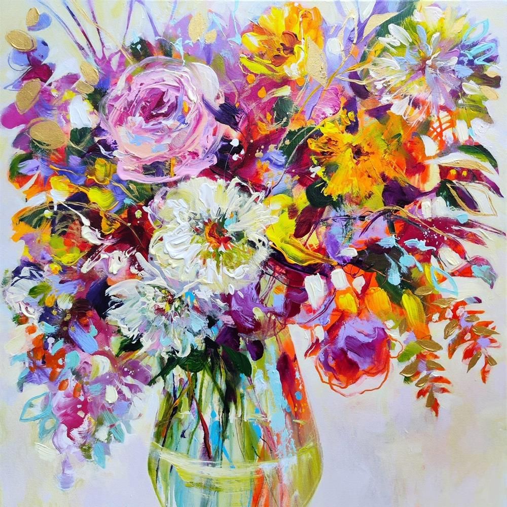 Anna Cher - 'Eternal Embrace' - Framed Original Artwork