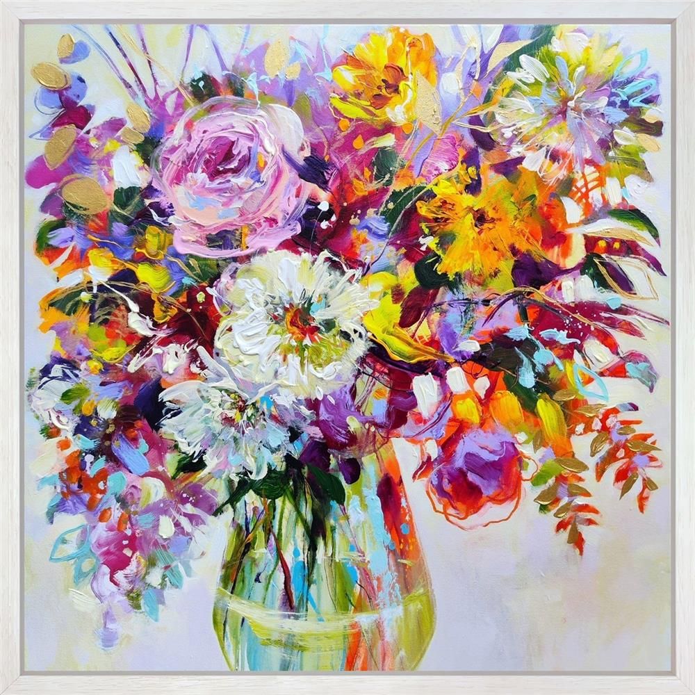 Anna Cher - 'Eternal Embrace' - Framed Original Artwork