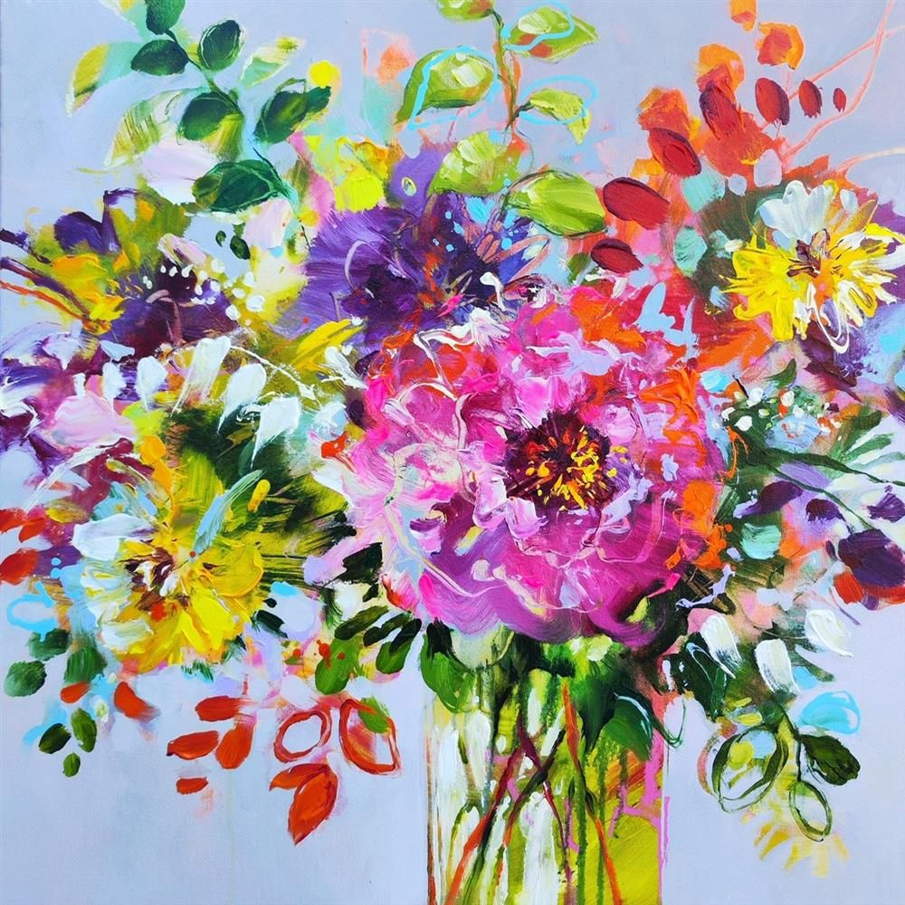 Anna Cher - 'Infinite Harmony' - Framed Original Artwork