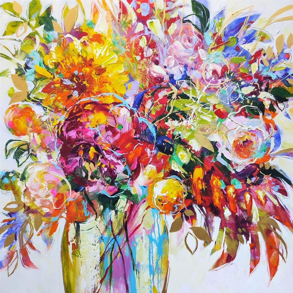 Anna Cher - 'Destined Hearts' - Framed Original Artwork