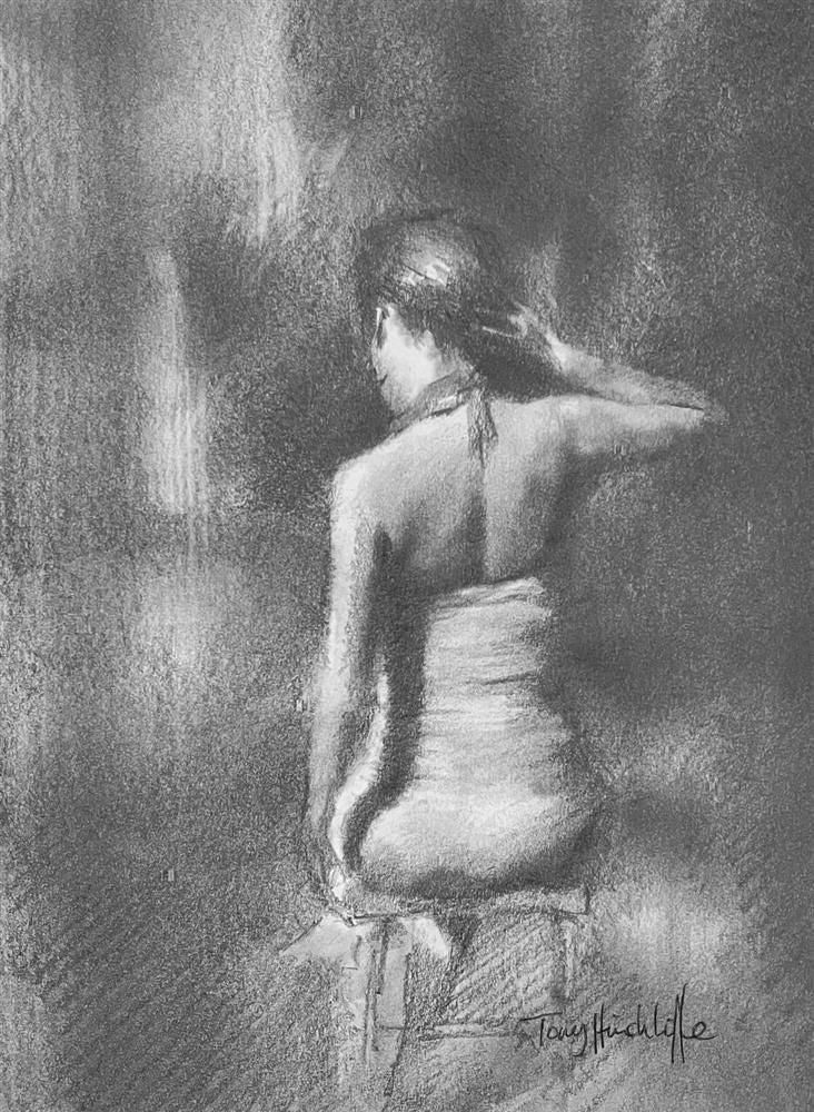 Tony Hinchliffe - 'Emotional Equity - Original Study' - Framed Original Art