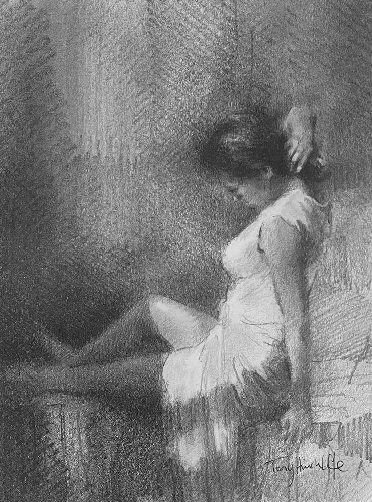 Tony Hinchliffe - 'The Negotiation - Original Study' - Framed Original Art