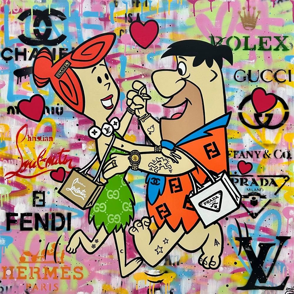 Emily Crook - 'Dancing In Love' - Framed Original Art