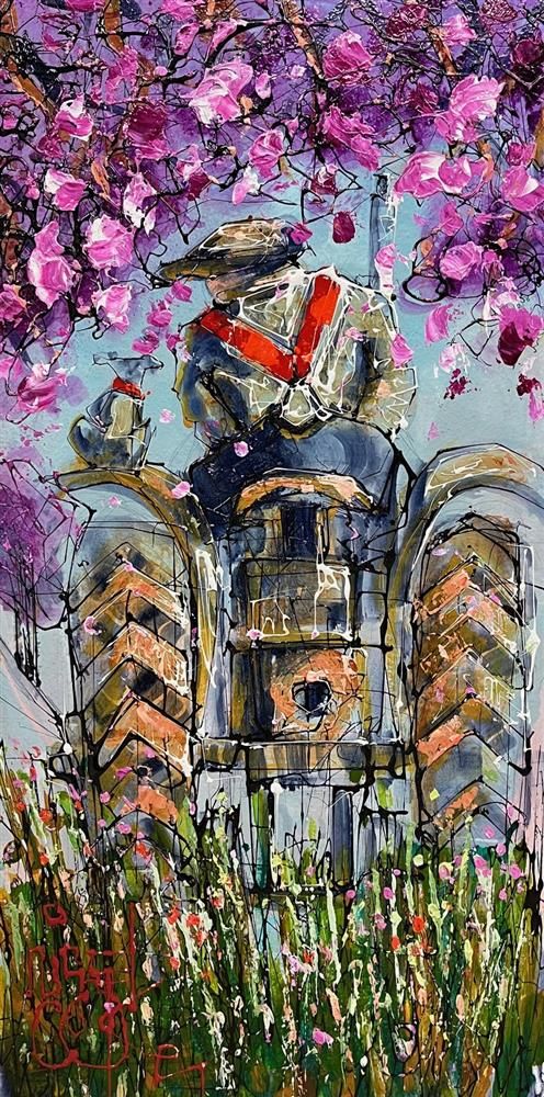 Nigel Cooke - 'Work Life Balance' - Framed Original Artwork