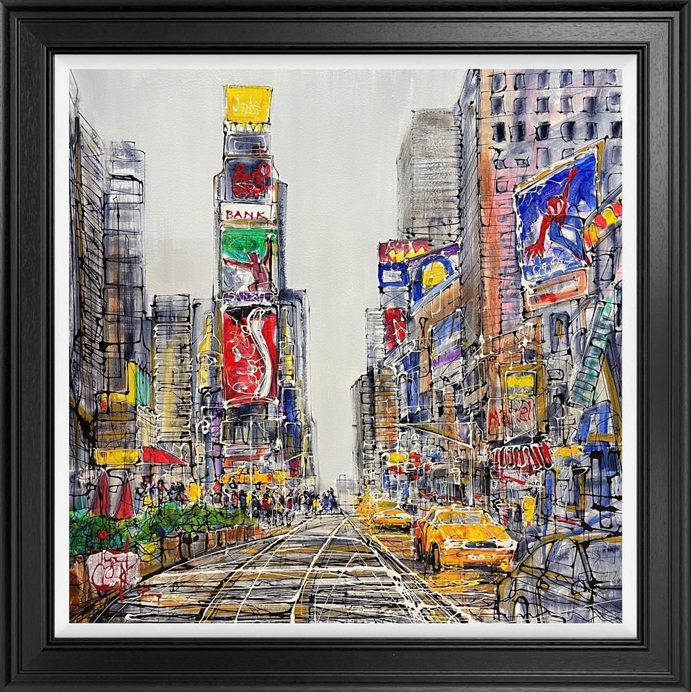 Nigel Cooke - 'The City Buzz' - Framed Original Artwork