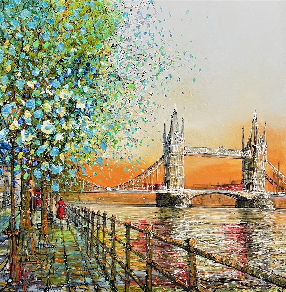 Nigel Cooke - 'River Reflections' - Framed Original Artwork