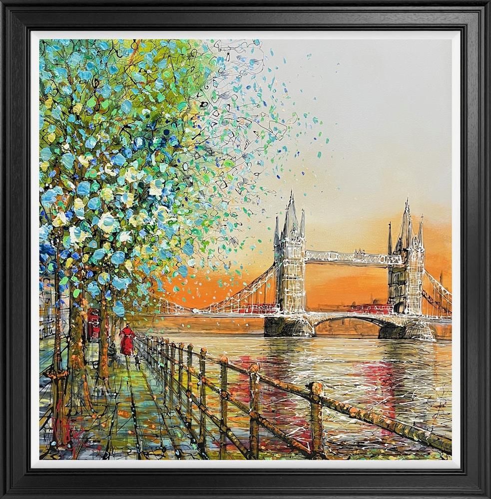 Nigel Cooke - 'River Reflections' - Framed Original Artwork