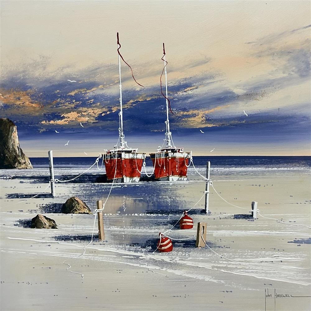 John Horsewell - 'Whispers in the Wind' - Framed Original Artwork