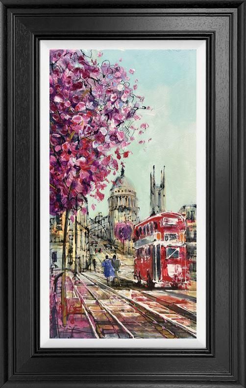 Nigel Cooke - 'Catching The Routemaster' - Framed Original Artwork