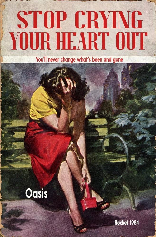 Linda Charles - 'Stop Crying Your Eyes Out' - Framed Original Artwork