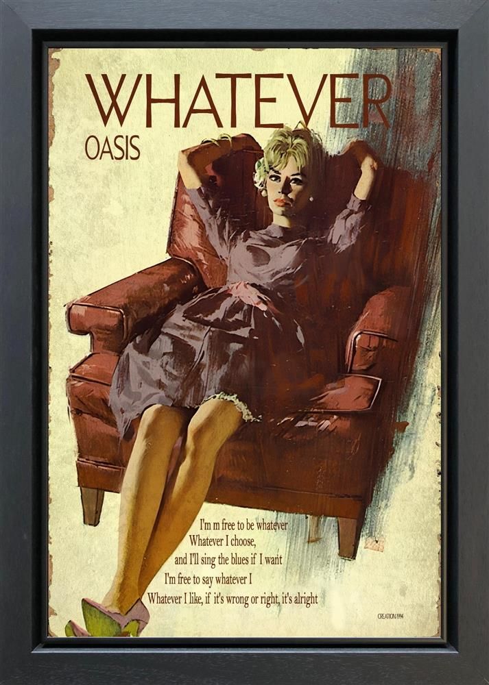 Linda Charles - 'Whatever' - Framed Original Artwork