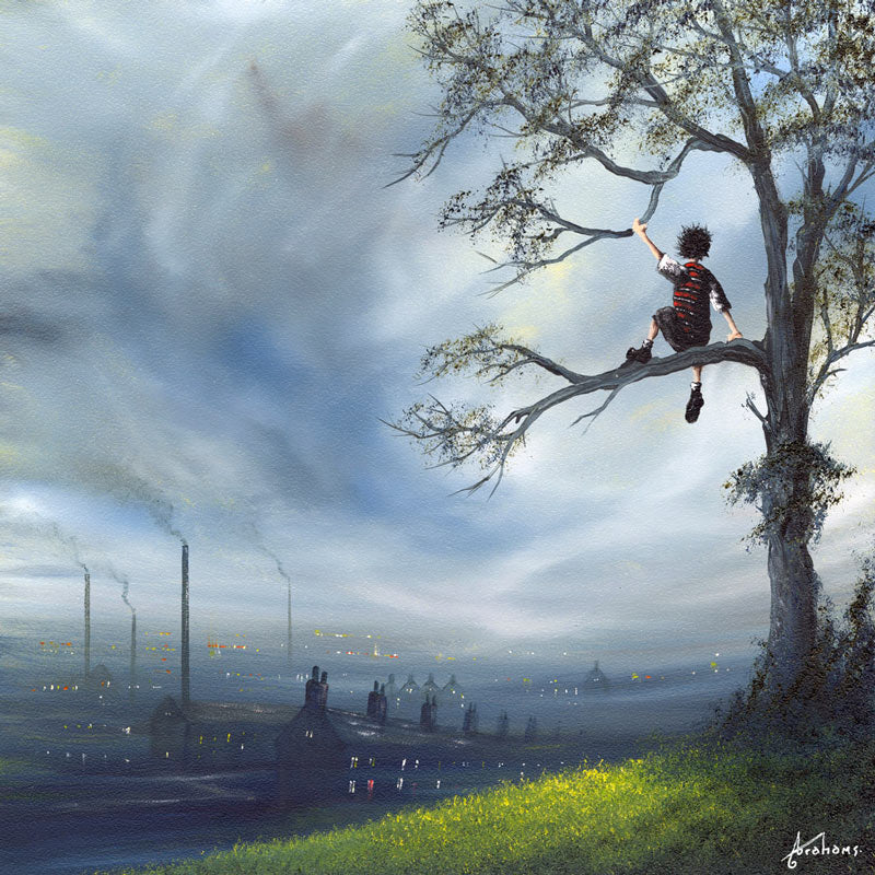 Danny Abrahams - 'It's A Great View From The Top!' - Framed Limited Edition Art