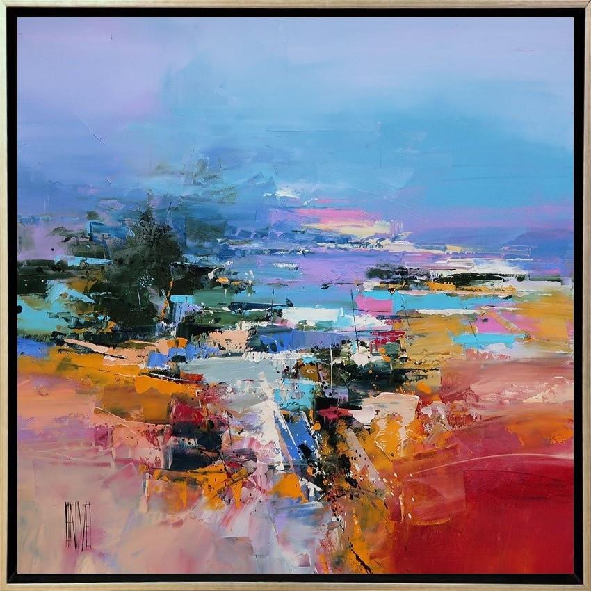 Hervé Lenouvel  'Reflets Sur La Rivire' - Framed Original Artwork