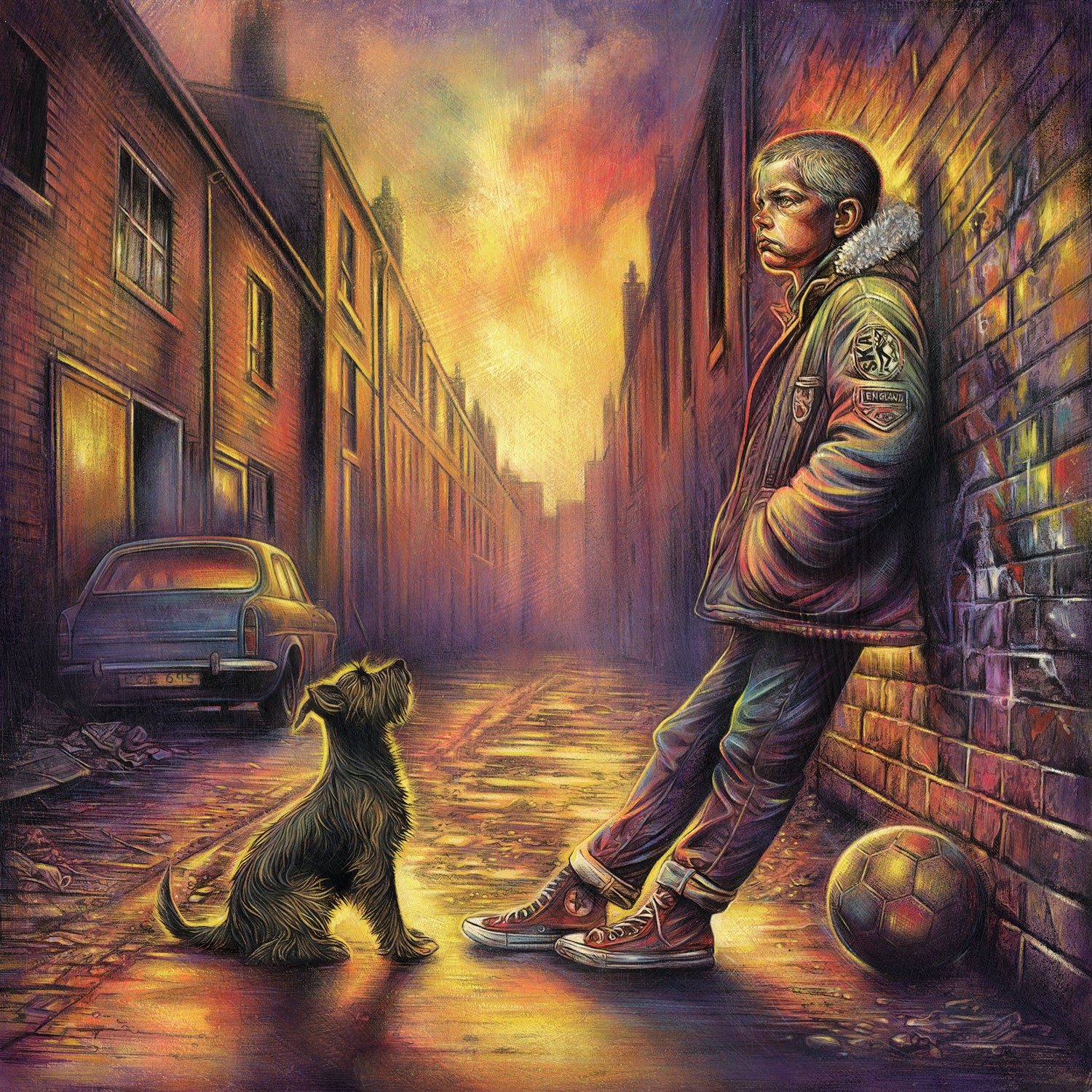 Craig Everett  - 'A Dog's Life'- Framed Limited Edition