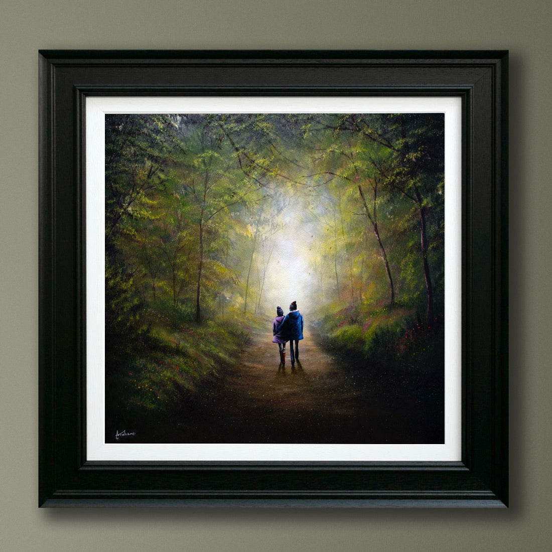 Danny Abrahams - 'Love's Journey’  - Framed Original Art