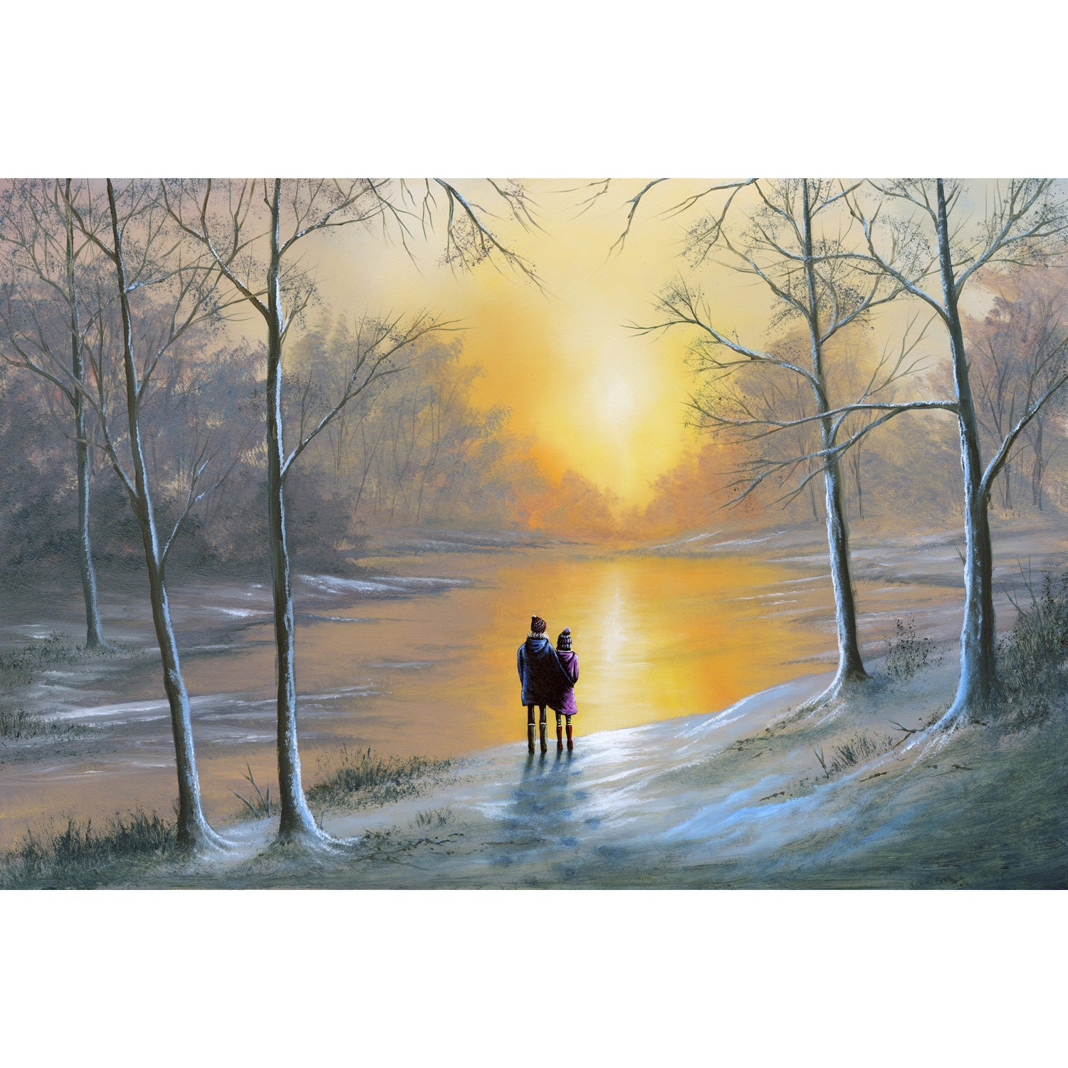 Danny Abrahams - 'Winter's Reflection' - Framed Limited Edition